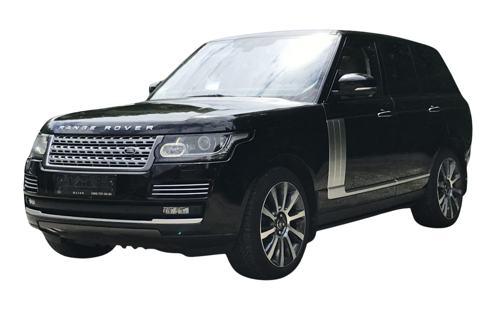Range Rover Vogue 2016 Santorini Black luxury SUV rental Belgrade